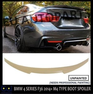 RBMW4SERIESF36M4VSTYLEREARTRUNKBOOTSPOILERLIPLOOK100%QUALITY