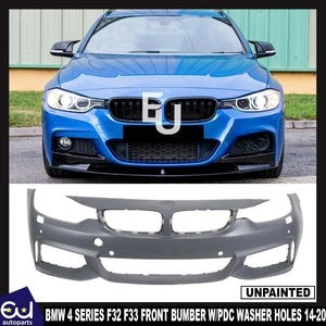 RBMW4SERIESFRONTBUMPERF32F33F362014-2020MSPORTW/PDCWASHERHOLES