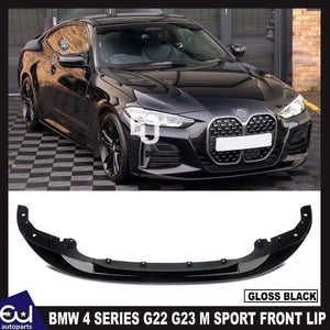 RBMW4SERIESG22G23MSPORTFRONTSPLITTERBUMPERLIPSPOILERGLOSS