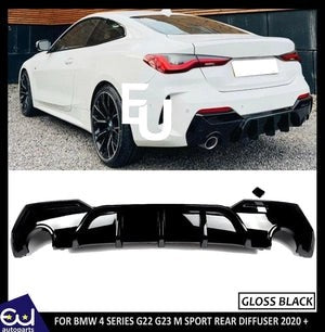 RBMW4SERIESG22G23MSPORTREARDIFFUSERLIPVALANCEGLOSSBLACK2020+