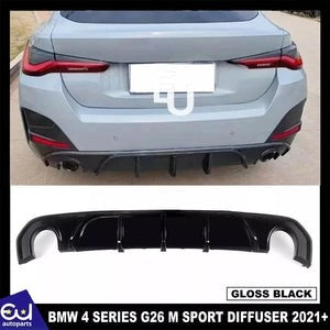 RBMW4SERIESG26MSPORTGRANCOUPEREARDIFFUSERVALANCEGLOSSBLACK2021+