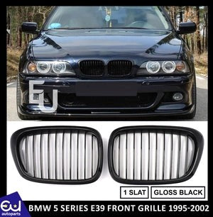 RBMW5SERIESE391995-2002FRONTBUMPERGLOSSBLACKKIDNEYGRILLEGRILL