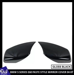 RBMW5SERIESE6004-07MSTYLEGLOSSBLACKSIDEREARVIEWMIRRORCOVERCAPS