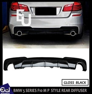 RBMW5SERIESF10F11DUALEXHAUSTREARDIFFUSERMSPORTBUMPERLIP2009-2017