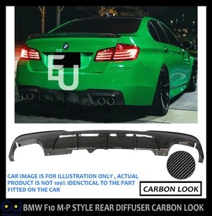 RBMW5SERIESF10F11REARDIFFUSERBUMPERSPLITTERVALANCECARBONLOOK