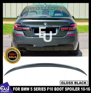 RBMW5SERIESF10MSPORTREARTRUNKLIDLIPBOOTSPOILER10-16GLOSSBLACK