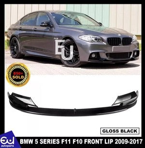 RBMW5SERIESF11F10MSPORTFRONTBUMPERSPLITTERLIPSPOILERGLOSSBLACK