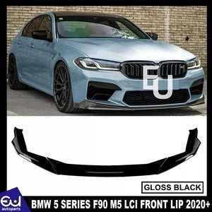 RBMW5SERIESF90M5LCIFRONTBUMPERSPLITTERLIPBODYKITGLOSSBLACK2020+