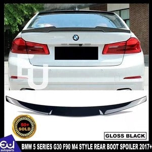RBMW5SERIESG30F902016+REARBOOTTRUNKSPOILERLIPM4STYLEGLOSSBLACK