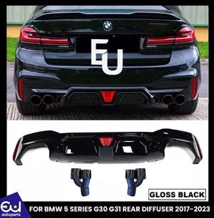 RBMW5SERIESG30G31COMPETATIVEREARDIFFUSERWITHF1LAMPTAILPIPES17-23