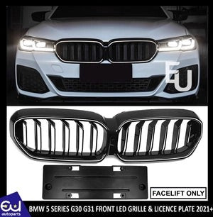 RBMW5SERIESG30G31FACELIFTSPORTKIDNEYLEDGRILLEGRILL&LICENCEPLATE