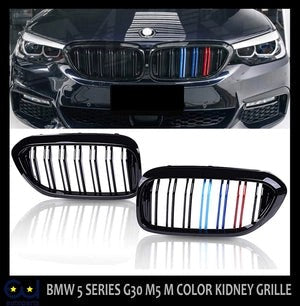 RBMW5SERIESG30G31G38DOUBLESLATM5MCOLORKIDNEYGRILLE2017-2020