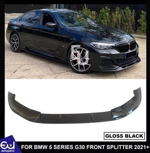 RBMW5SERIESG30G31MSPORTFRONTBUMPERSPLITTERLIPGLOSSFACELIFT2021+