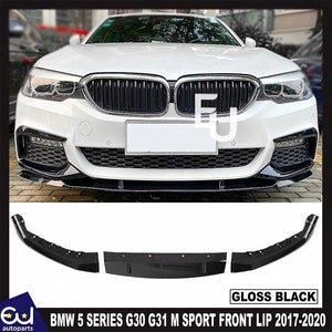 RBMW5SERIESG30G31MSPORTFRONTBUMPERSPLITTERLIPSPOILERGLOSS17-20