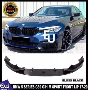 RBMW5SERIESG30G31MSPORTFRONTBUMPERSPLITTERLIPSPOILERGLOSS17-20