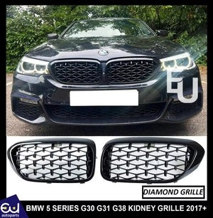 RBMW5SERIESG30G31SALOONESTATEDIAMONDBLACKFRONTGRILLEGRILL17-20