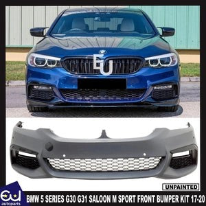 RBMW5SERIESG30G31SALOONMSPORTLOOKFRONTBUMPERKITPDC2017-2020