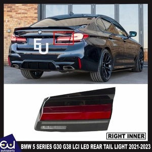 RBMW5SERIESG30LCI2021+LEDREARINNERRIGHTDRIVERSIDETAILLIGHTLAMP