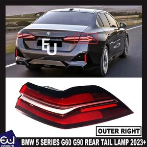 RBMW5SERIESG60G90RIGHTDRIVERSIDELEDREAROUTERTAILLIGHTLAMP2024+