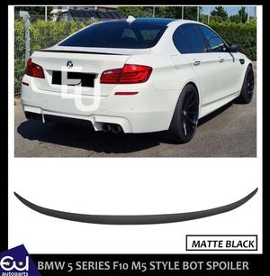 RBMW5SERIESMATTEBLACKF10M-SPORTSREARTRUNKLIDLIPBOOTSPOILER10-17