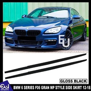 RBMW6SERIESF06GRANCOUPEMPSTYLESIDESKIRTEXTENSIONBLADEGLOSS12-18