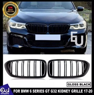 RBMW6SERIESG32GRANTURISMOKIDNEYGRILLGRILLEGLOSSBLACKMSTYLE17-23