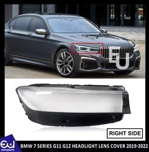 RBMW7SERIESG11G122019-2022HEADLIGHTLENSHEADLAMPCOVERCAPRIGHTSIDE