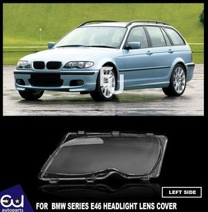 RBMWE463SERIES4DOOR02-05LEFTHEADLIGHTHEADLAMPLENSCLEARLENSCOVER