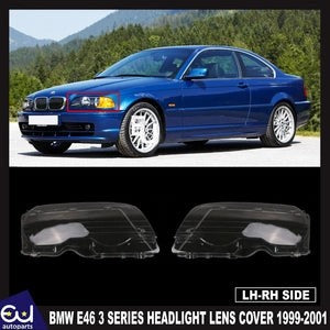 RBMWE463SERIESLEFTRIGHTPAIRHEADLGHTHEADLAMPLENSCLEARCOVER1999-01