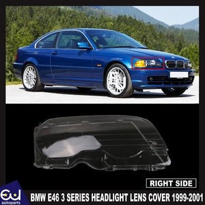RBMWE463SERIESRIGHTDRIVERSIDEHEADLGHTHEADLAMPLENSCLEARCOVER99-01