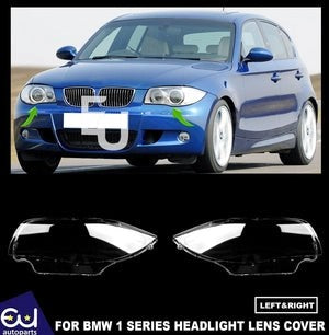 RBMWE81E82E87E881M2004-2013FRONTPAIRHEADLIGHTLENSCOVERREPLACEMENT
