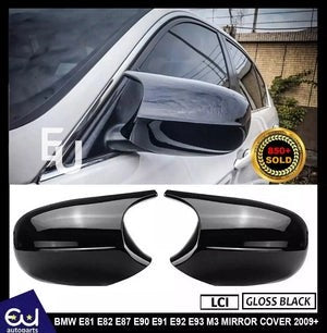 RBMWE81E82E87E90E91E92E93M3MIRRORCOVERCAPLCIFACELIFTGLOSSBLACK