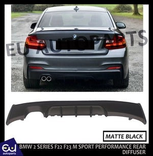 RBMWF22F232SERIESMSPORTREARDIFFUSERMATTEBLACK