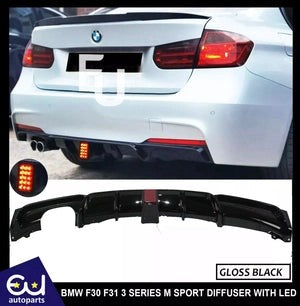 RBMWF30F313SERIESREARDIFFUSERMSPORTTWINEXHAUSTGLOSSBLACKWITHLED