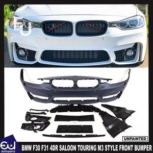 RBMWF30F31SALOONTOURING4DRM3STYLEFRONTBUMPERWASHERSPDCSPLITTER