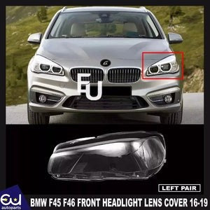 RBMWF45F46LEFTPASSENGERSIDEFRONTHEADLIGHTHEADLAMPLENSCOVER2016-19