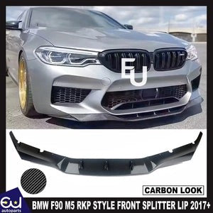 RBMWF90M5CARBONLOOKRKPSTYLEFRONTBUMPERLIPSPOILERSPLITTER2017ON