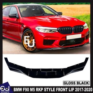 RBMWF90M5RKPSTYLEFRONTBUMPERLIPSPOILERSPLITTERGLOSSBLACK2017-2020