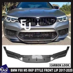 RBMWF90M5RKPSTYLEFRONTBUMPERLIPSPOILERSPLITTERCARBONLOOK2017-2020