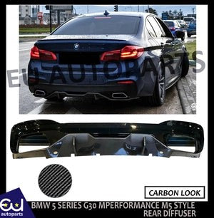 RBMWG305SERIESM5STYLEREARDIFFUSERBUMPER3DCARBONLOOK