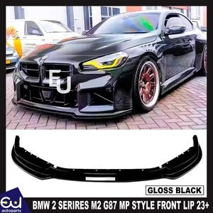 RBMWM2G87GLOSSBLACKFRONTSPLITTERSPOILERLIPBODYKITMPERFORMANCE23+