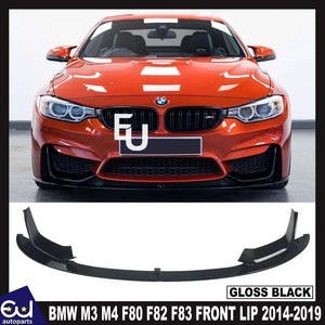 RBMWM3M4F80F82F83MPSTYLEFRONTSPLITTERLIPSPOILERGLOSSBLACK14-19