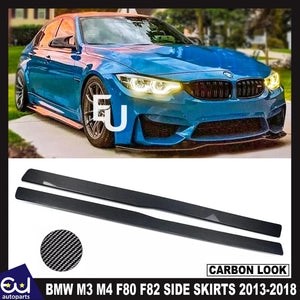 RBMWM3M4F80F82SIDESKIRTSEXTENSIONBLADELIPCARBONLOOK2013-2018FIT
