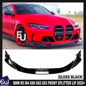 RBMWM3M4G80G82G83FRONTSPLITTERSPOILERLIPBODYKITGLOSSBLACK2020+