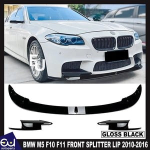 RBMWM5F10F11FRONTSPLITTERSPOILERLIPWINGGLOSSBLACKBODYKIT2010-16