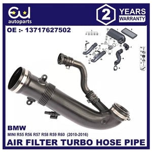 RBMWMINITURBOAIRFILTERPIPECOOPERSN18R55R56R57R58R59R6010-2016