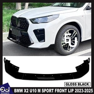 RBMWX2U10MSPORTFRONTBUMPERSPLITTERSPOILERLIPGLOSSBLACK2023-2025