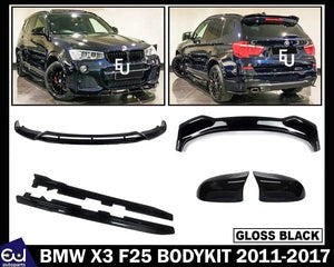 RBMWX3F25BODYKITBODYKITREARSPOILERMIRRORCOVERFRONTLIPSKIRT14-17