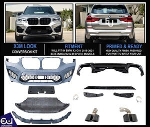RBMWX3G0118-21X3MF97CONVERSIONFRONTREARBUMPERBODYKITREARDIFFUSER