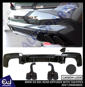 RBMWX3G012017+M-X3MSTYLEREARDIFFUSERWITHTAILPIPE